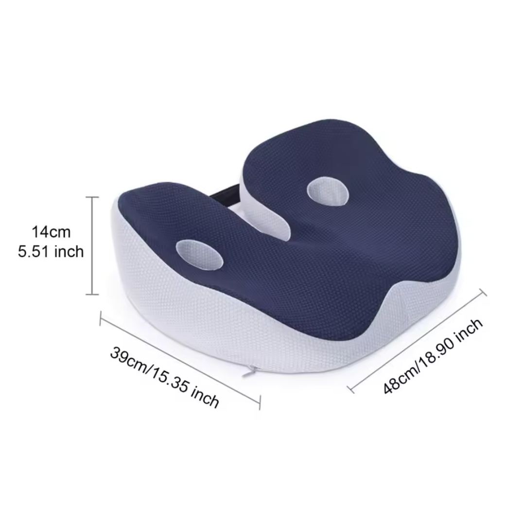 Adjustable Memory Foam Seat Cushion LuxuraComfort | Ergonomic Cushion for Ultimate Comfort and Relief