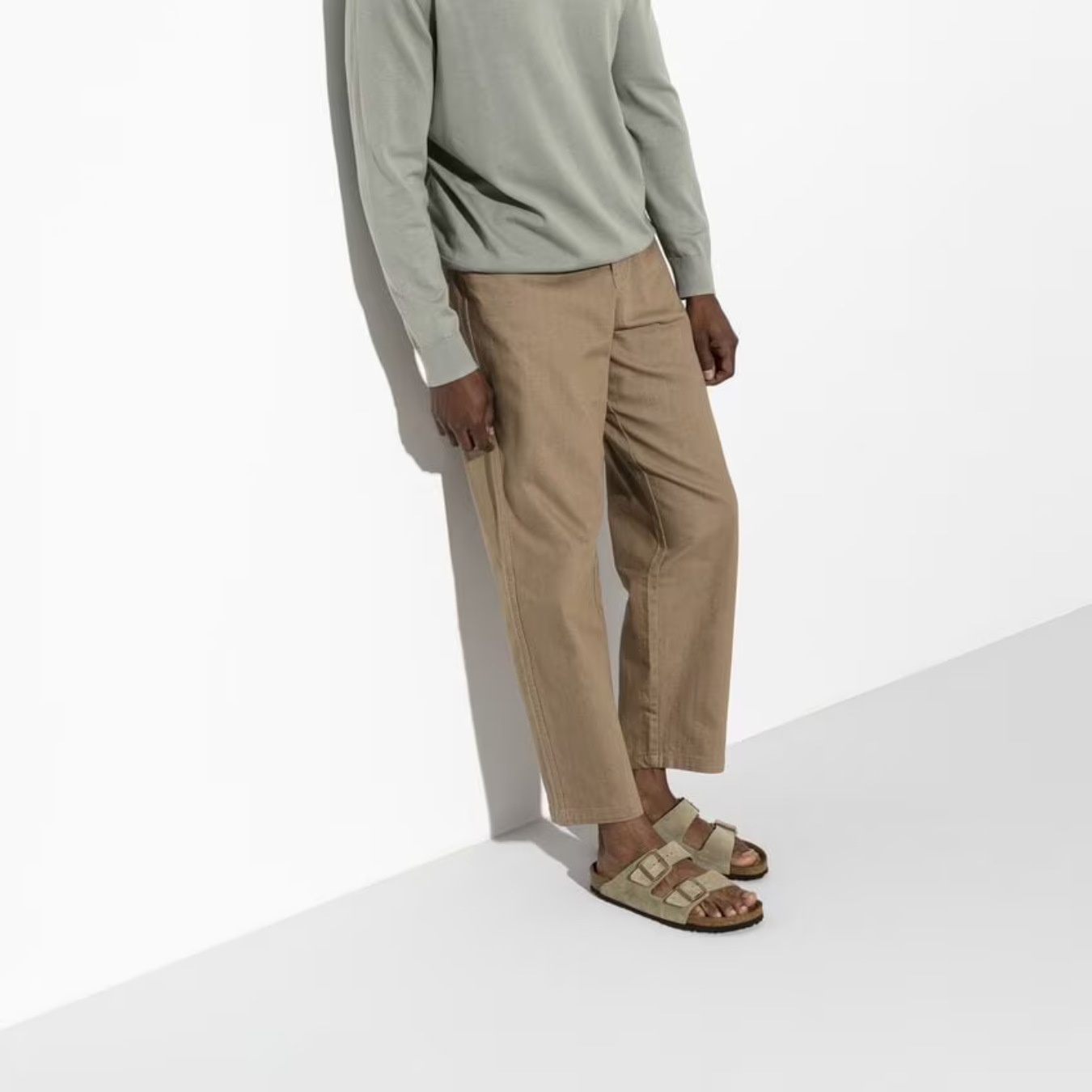 Arizona | Taupe Suede – Casual Sandals with Soft Anatomical Footbed
