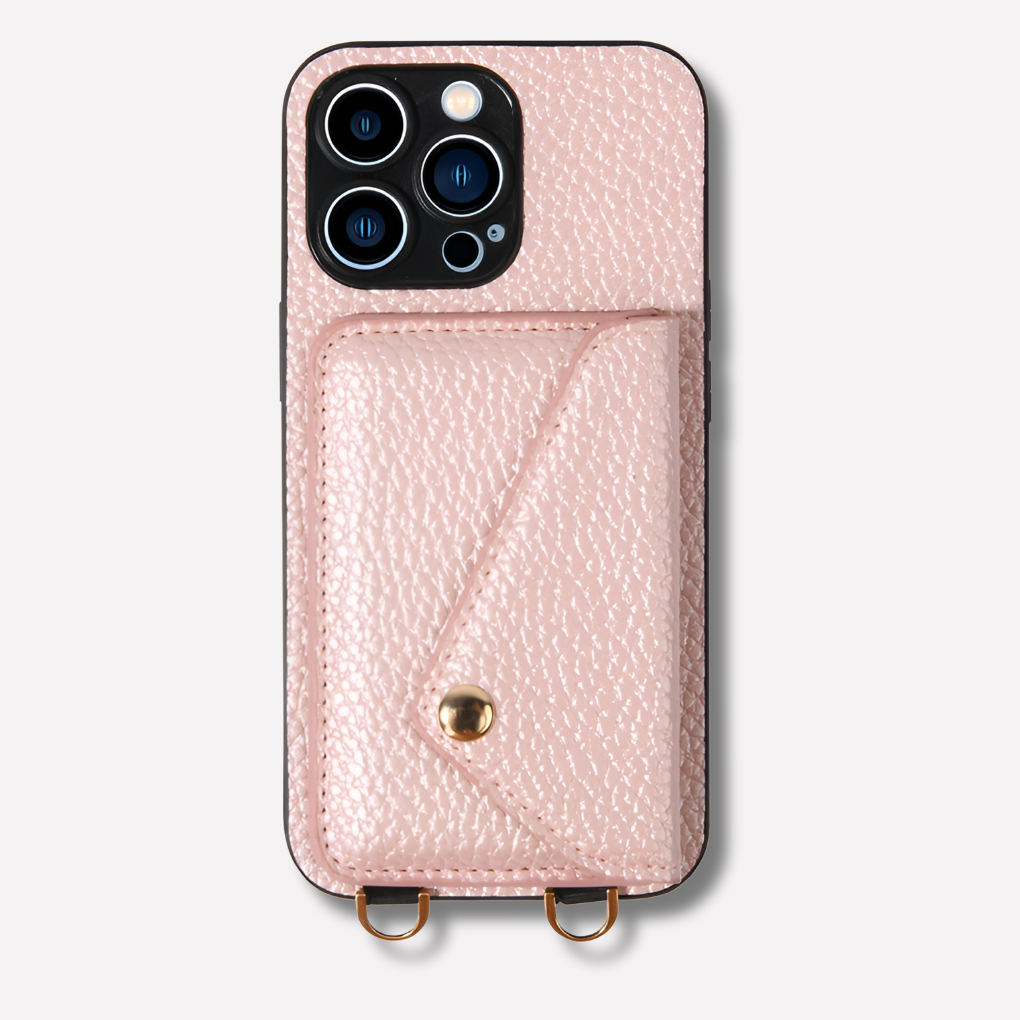 Glevato | Crossbody Phone Case with Card Holder & Lanyard