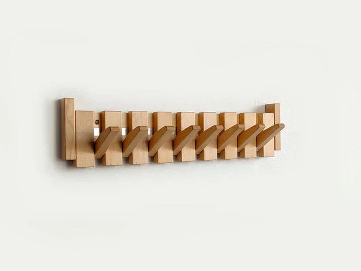 Glevato | Elegant Wooden Coat Rack for Piano Hanging Clothes Storage