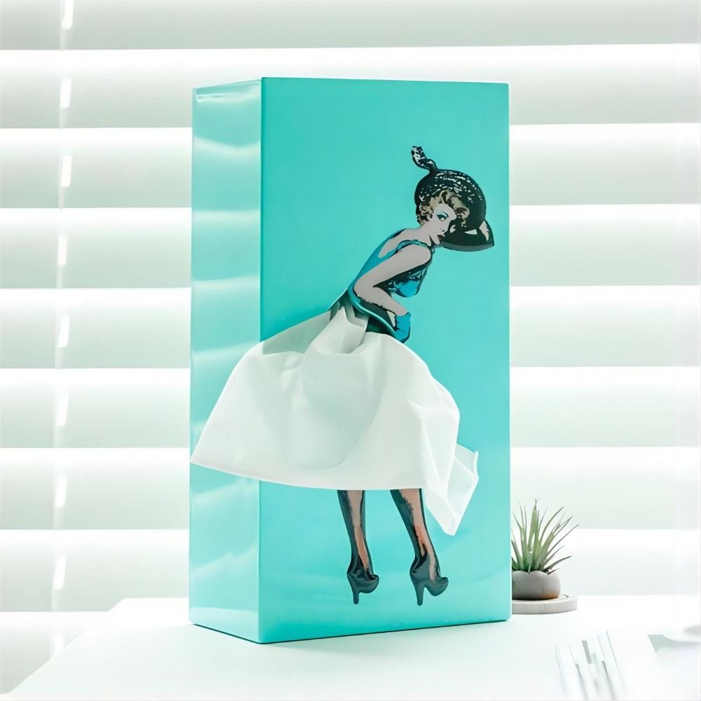 Glevato | Flying Skirt Tissue Box