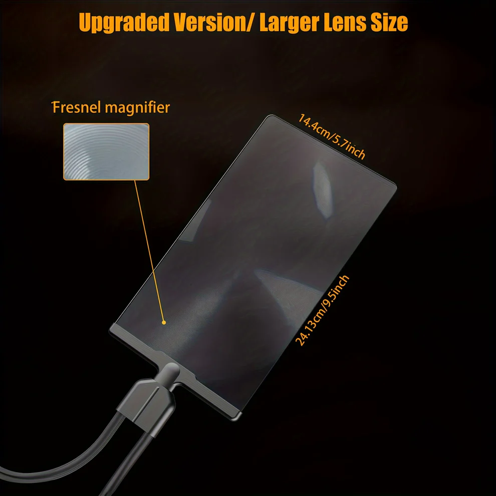 Glevato | Hands-Free Magnifying Glass With Flexible Neck For Easy Reading