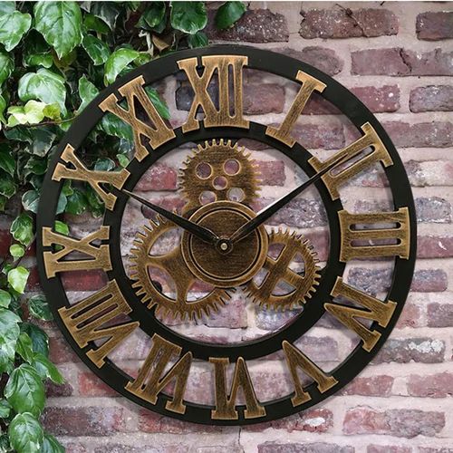 Glevato | Industrial Wall Clock | Vintage Mechanical Design