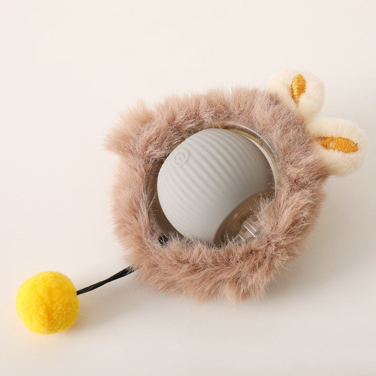 Glevato | Interactive Rolling Ball Toy with Tail for Dogs