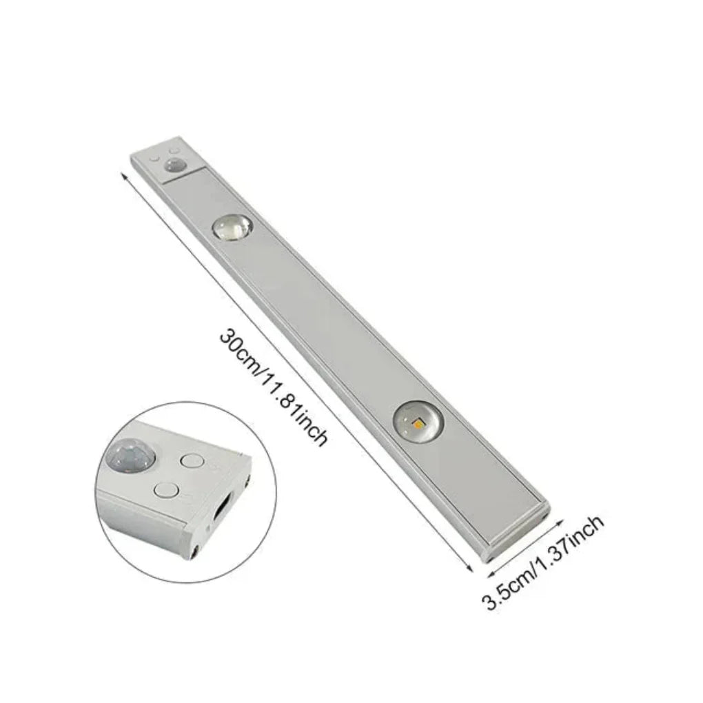 Glevato | LED Bar Light with Motion Sensor, Wireless, Rechargeable