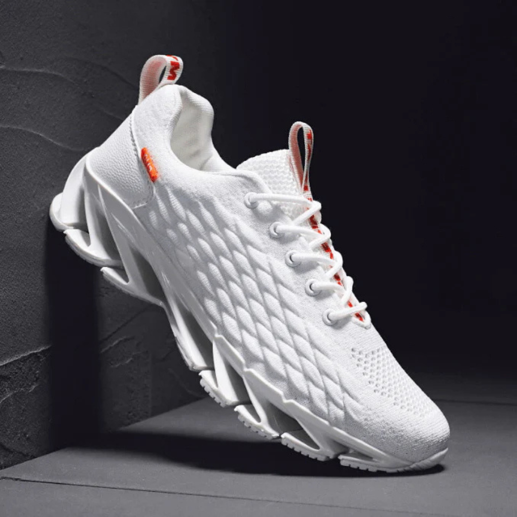 Glevato | Men's Athletic Sneakers with Textured Knit Upper
