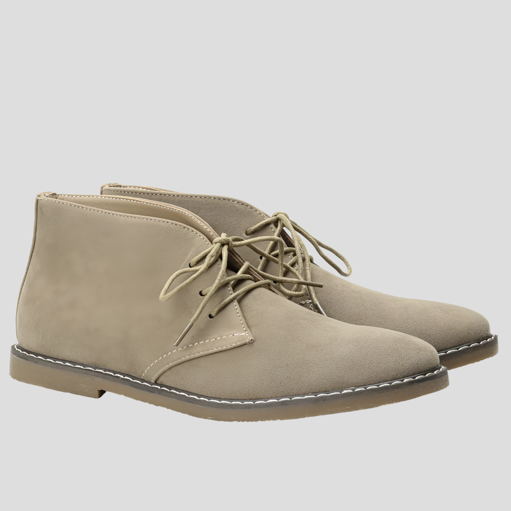 Glevato | Men's Desert Boots Lace-Up Ankle Boots