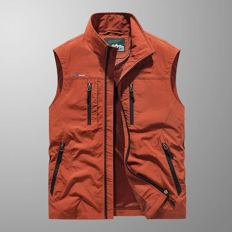 Glevato | Men's Lightweight Outdoor Vest with Multiple Pockets