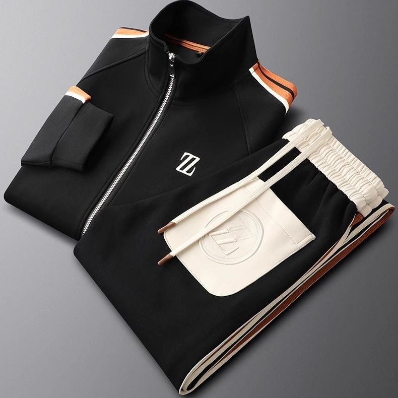 Glevato | Men's Tracksuit with Sport Stripes