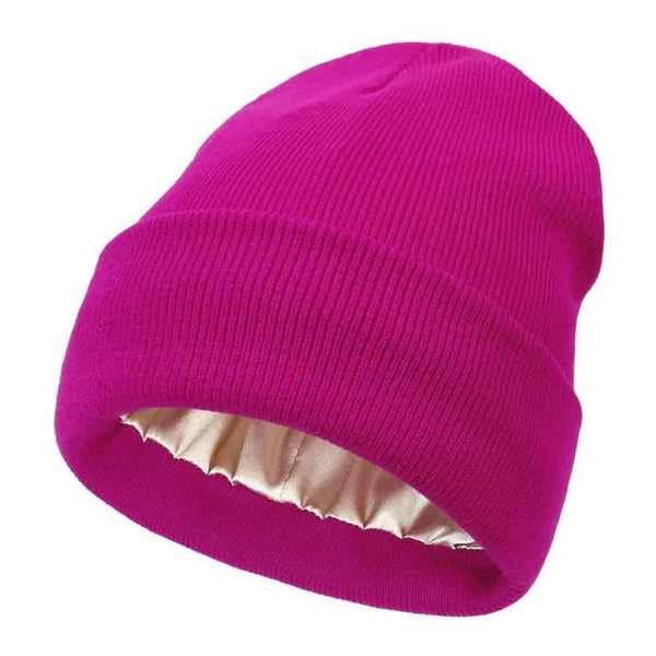 Glevato | Noor Silk Winter Hat – Warm, Hair Protecting & Elegant