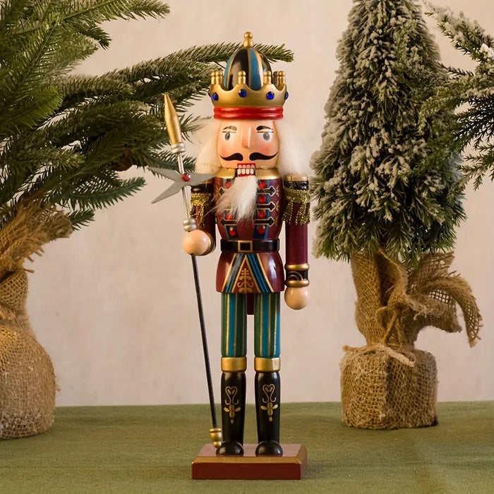 Glevato | NutcrackerJoy - Wooden Nutcracker Soldier Figure for Timeless Christmas Charm