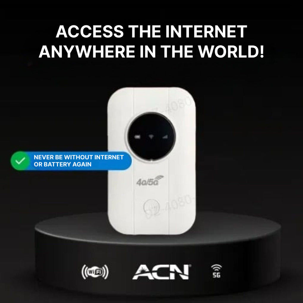 Glevato | Portable 4G/5G WiFi Hotspot Router