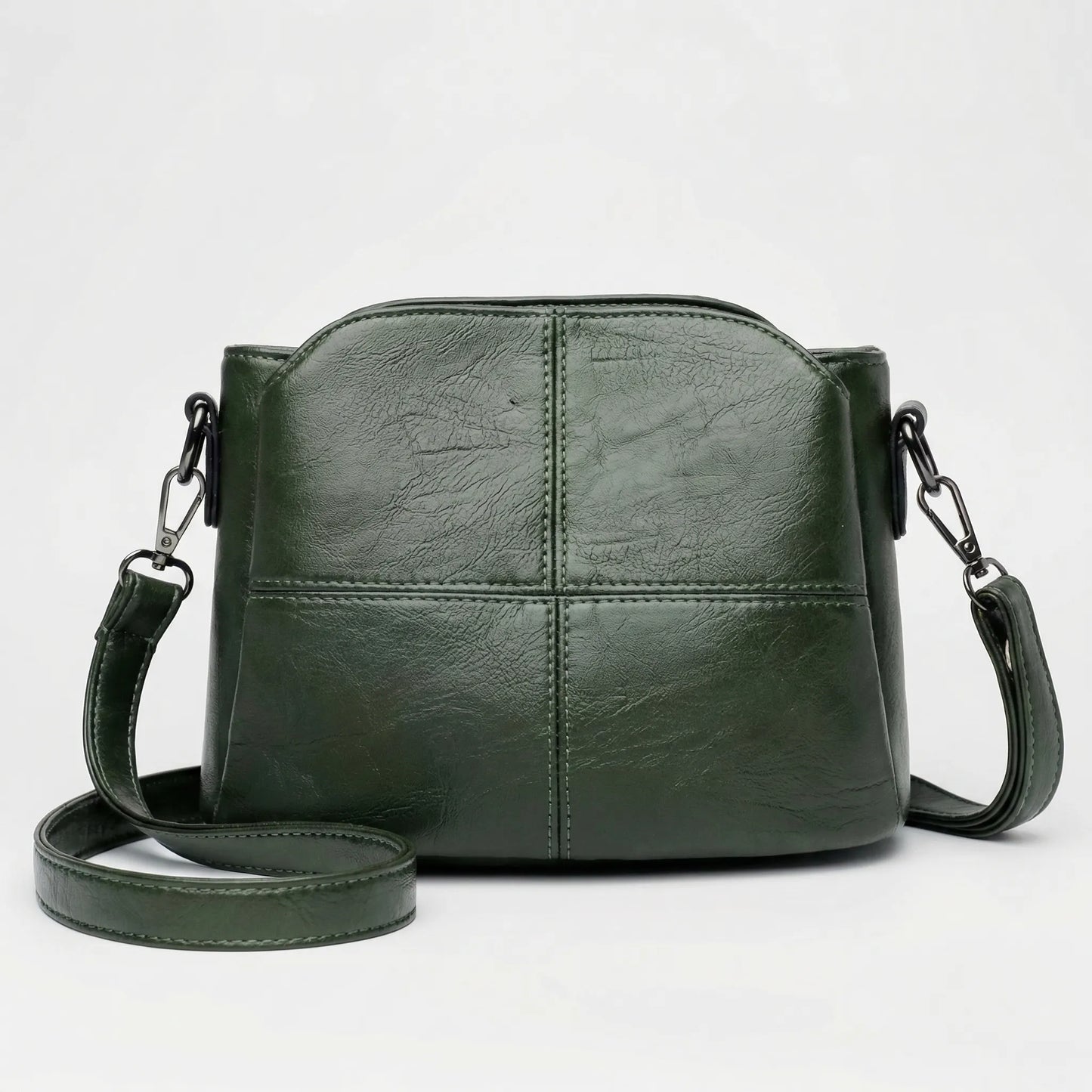 Glevato | Women's Crossbody Shoulder Bag with Stitch Detail