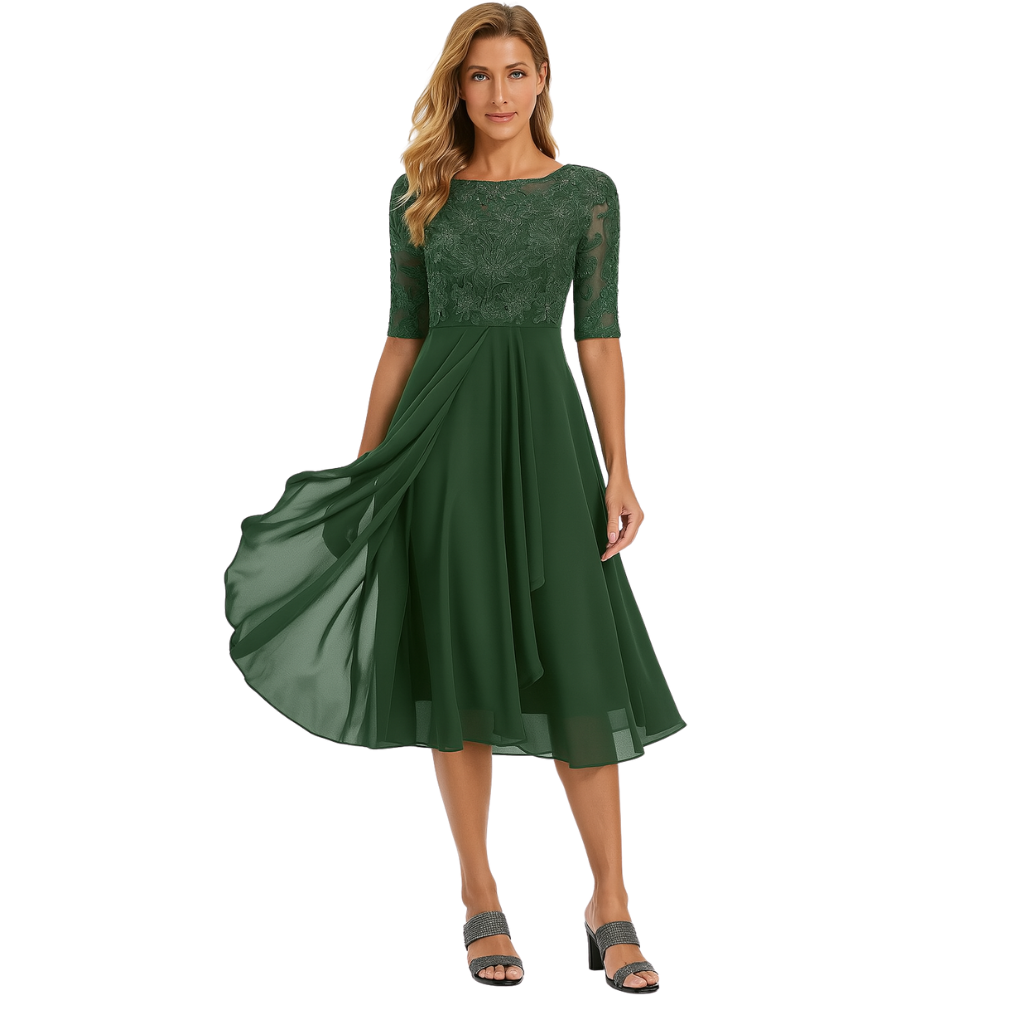 Glevato | Women's Lace Midi Dress