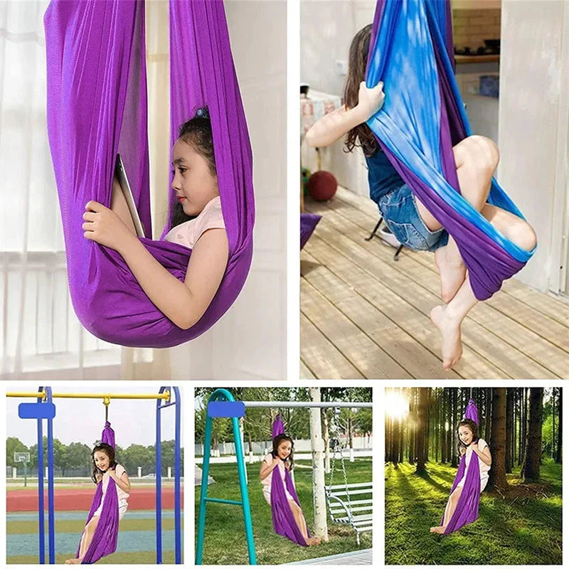 Sensory Therapy Swing for Kids – Soothing Indoor Hammock for Focus and Relaxation