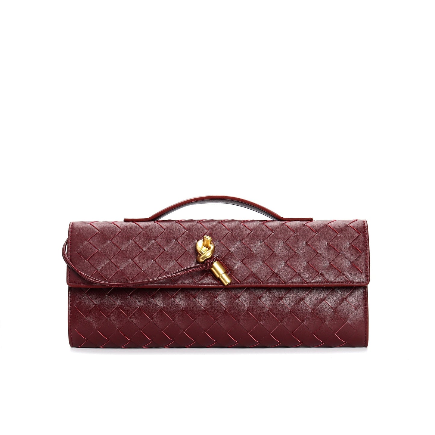 Women's Leather Handbag | Braided Shoulder Strap Backpack