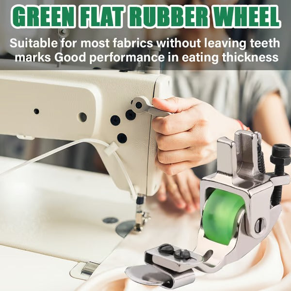 1+1 Free | Versatile Roller Foot for Sewing Machines – Adjustable for Perfect Hems | Green & Yellow