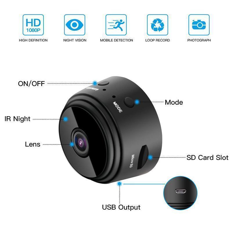 1080p Magnetic WiFi Mini Camera - RV Backup Camera