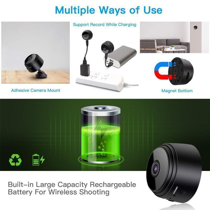 1080p Magnetic WiFi Mini Camera - RV Backup Camera