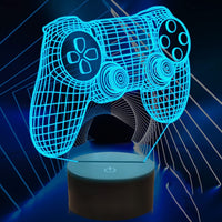 3D lampa LED dla graczy