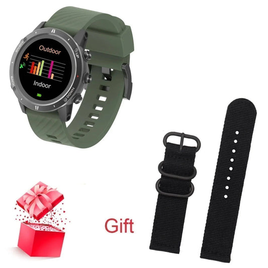 Sportowy smartwatch GPS dla dorosłych do aktywności na świeżym powietrzu, z pomiarem tętna i wysokościomierzem