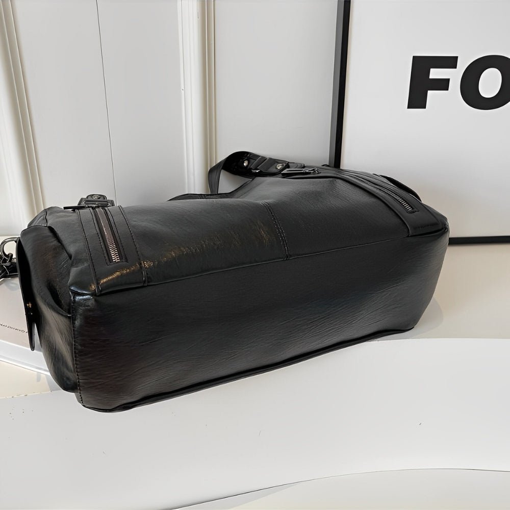 Aliona - School Bag with Shoulder Strap and Zip