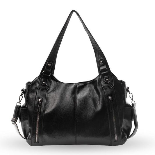 Aliona - School Bag with Shoulder Strap and Zip