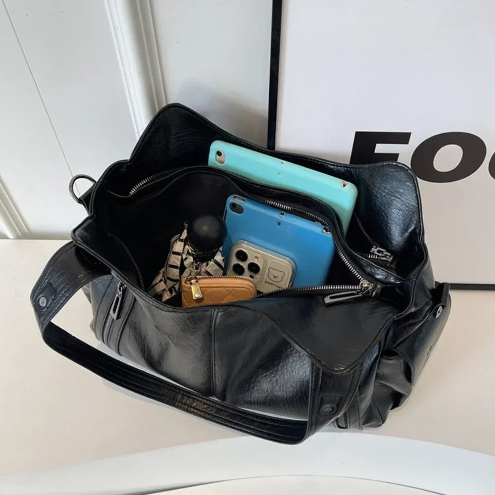 Aliona - School Bag with Shoulder Strap and Zip