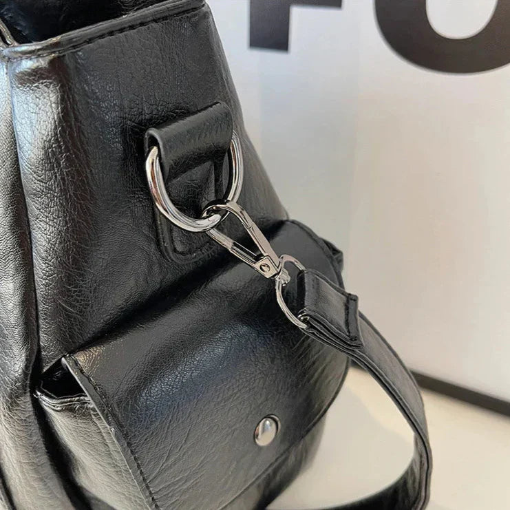 Aliona - School Bag with Shoulder Strap and Zip