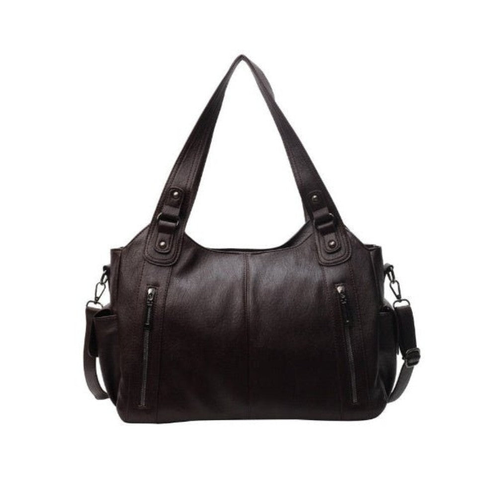 Aliona - School Bag with Shoulder Strap and Zip