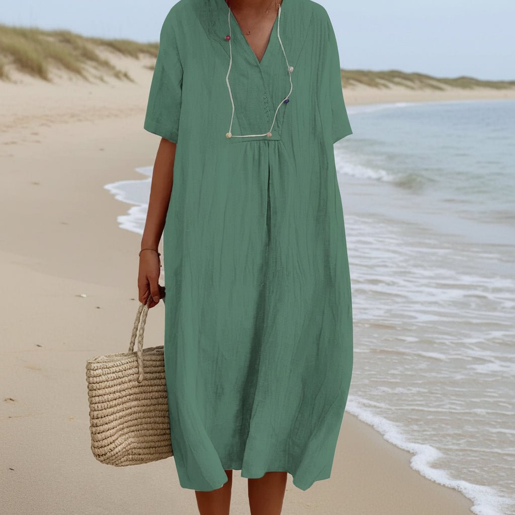 ARIA DRESS - cotton-linen summer dress for ultimate comfort