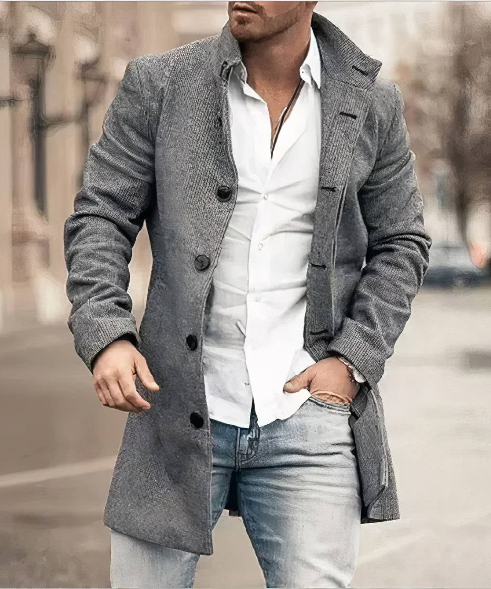 Austin | Chic winter trench coat for men