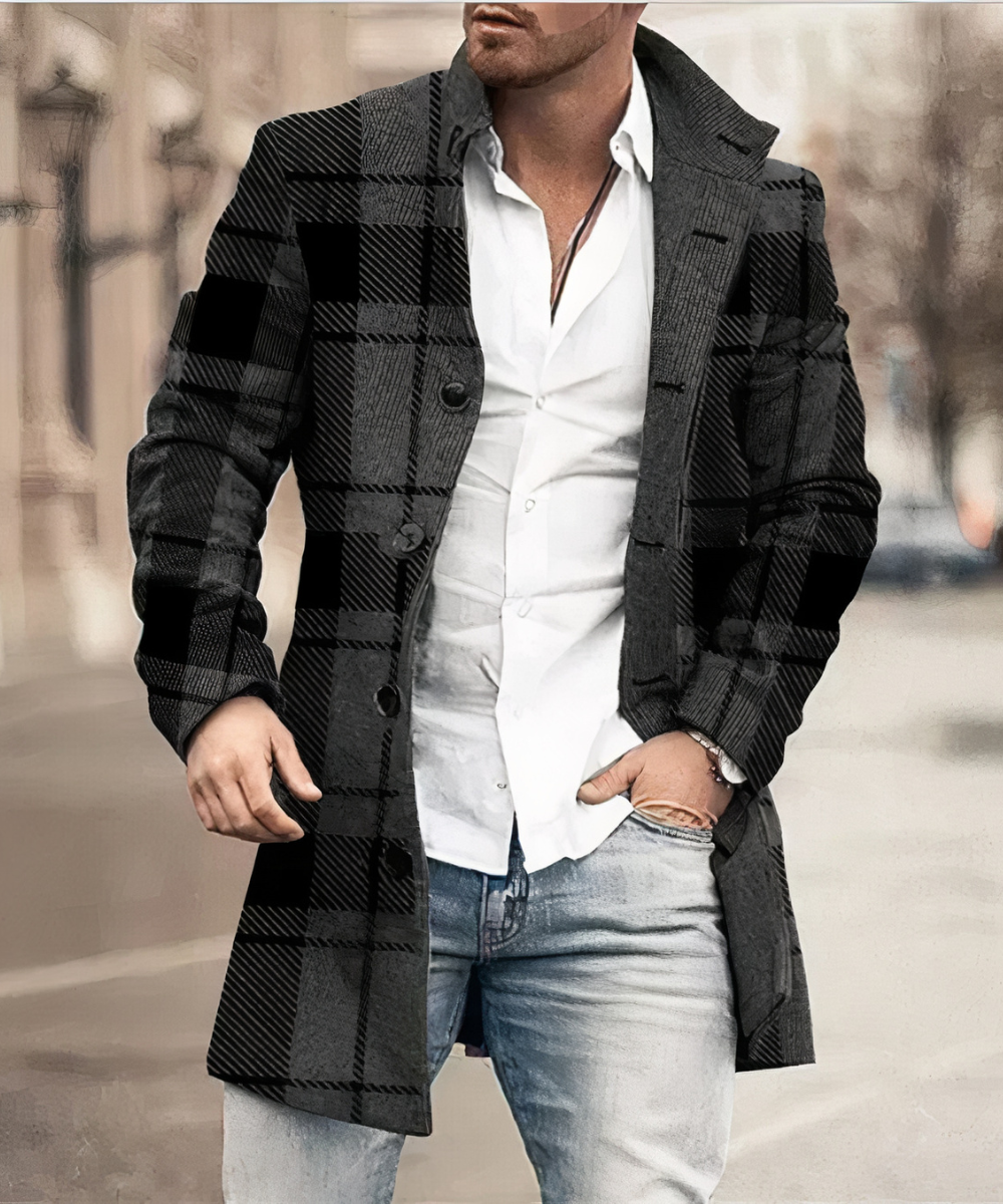 Austin | Chic winter trench coat for men