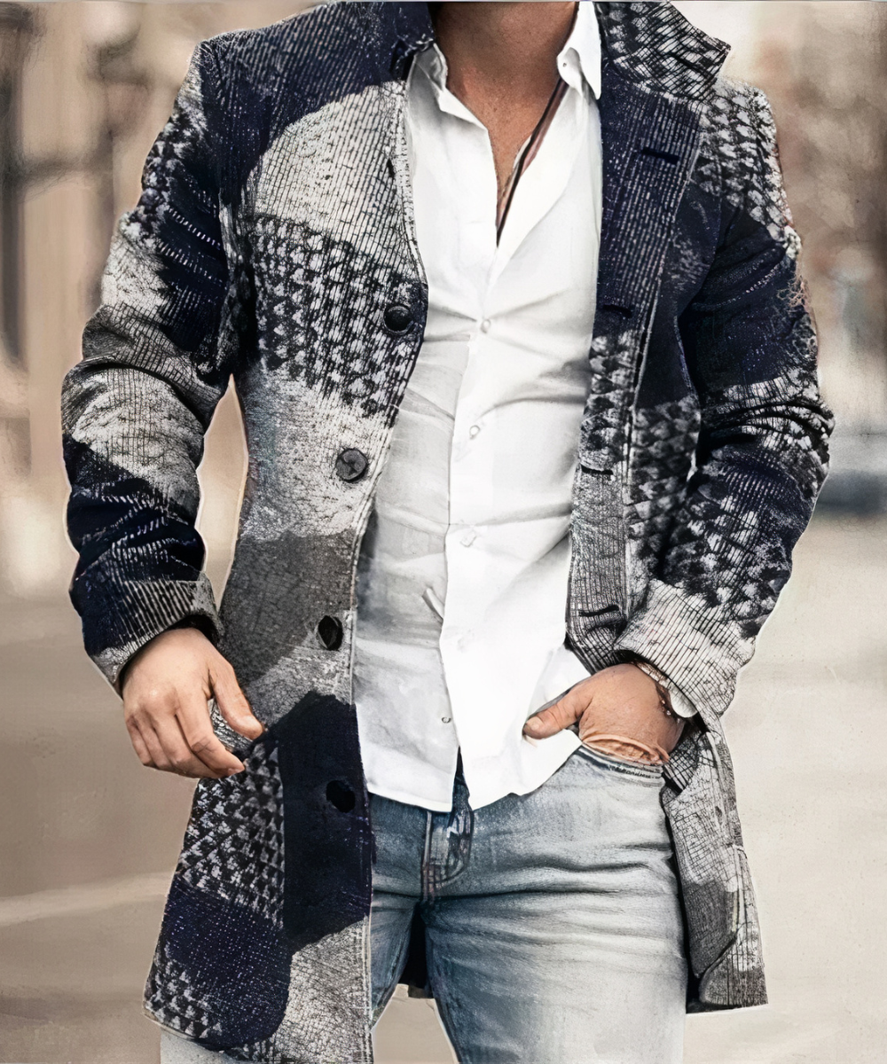 Austin | Chic winter trench coat for men