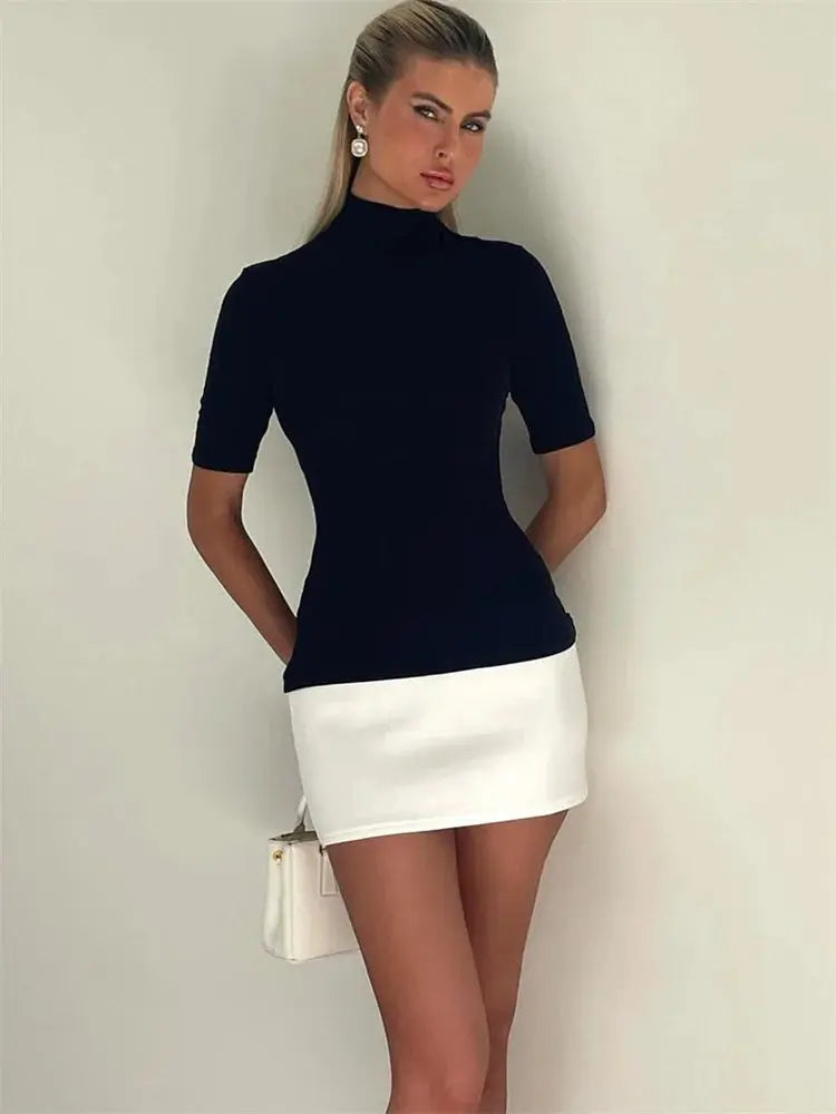 Autumn - Effortlessly Chic Fitted Mini Dress for Women