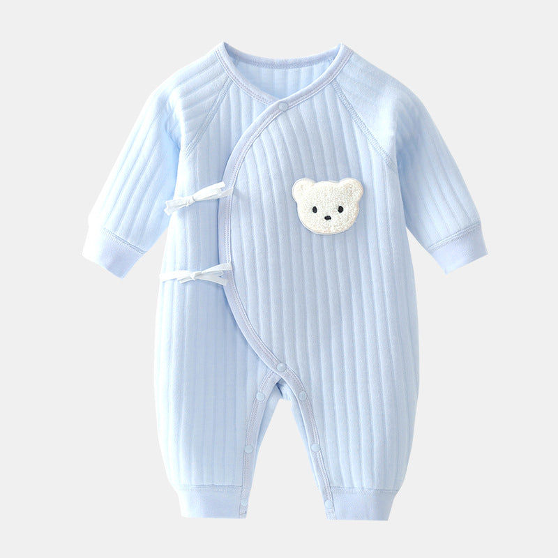 Baby Romper with Bear - Spring & Autumn Clothing