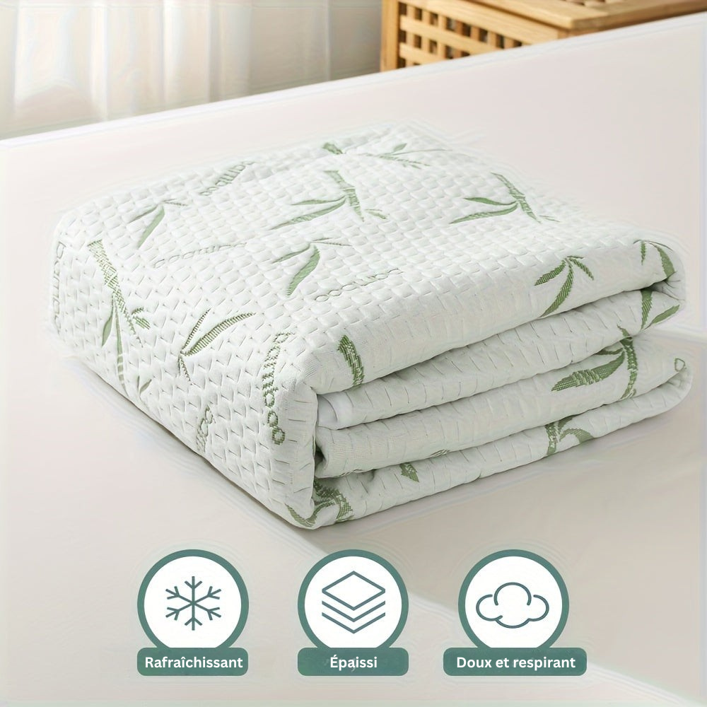 BambooCool Mattress Protector – Breathable and Cooling for Enhanced Sleep Comfort