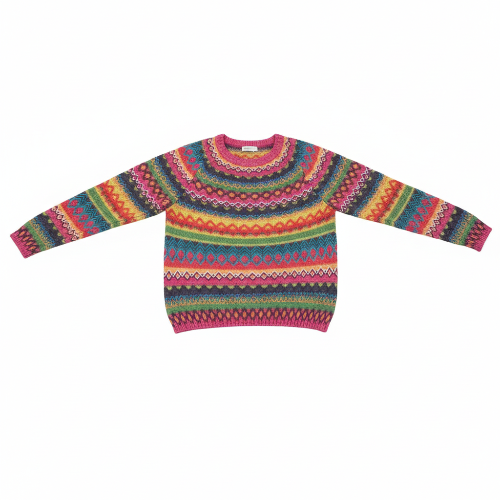 Ciepły damski sweter norweski