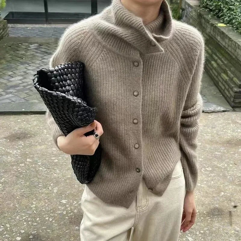 Clara - Ladies' Cardigan Cozy Knitted Jumper for Women