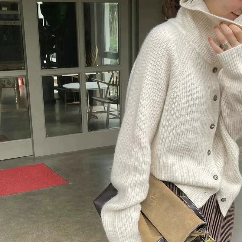 Clara - Ladies' Cardigan Cozy Knitted Jumper for Women