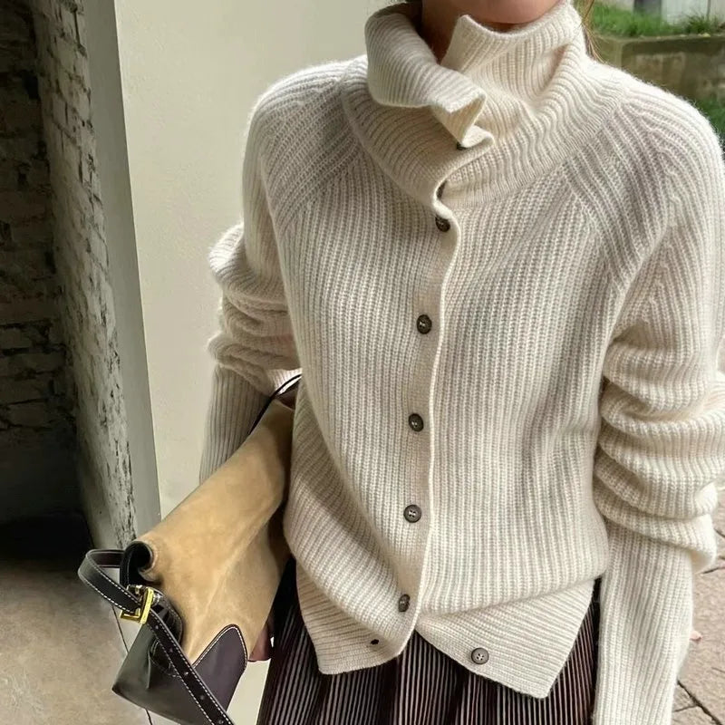 Clara - Ladies' Cardigan Cozy Knitted Jumper for Women