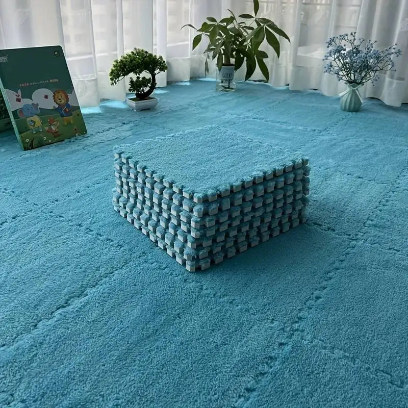 Comfortable and Cute Puzzle Mat (Set of 10 Squares)