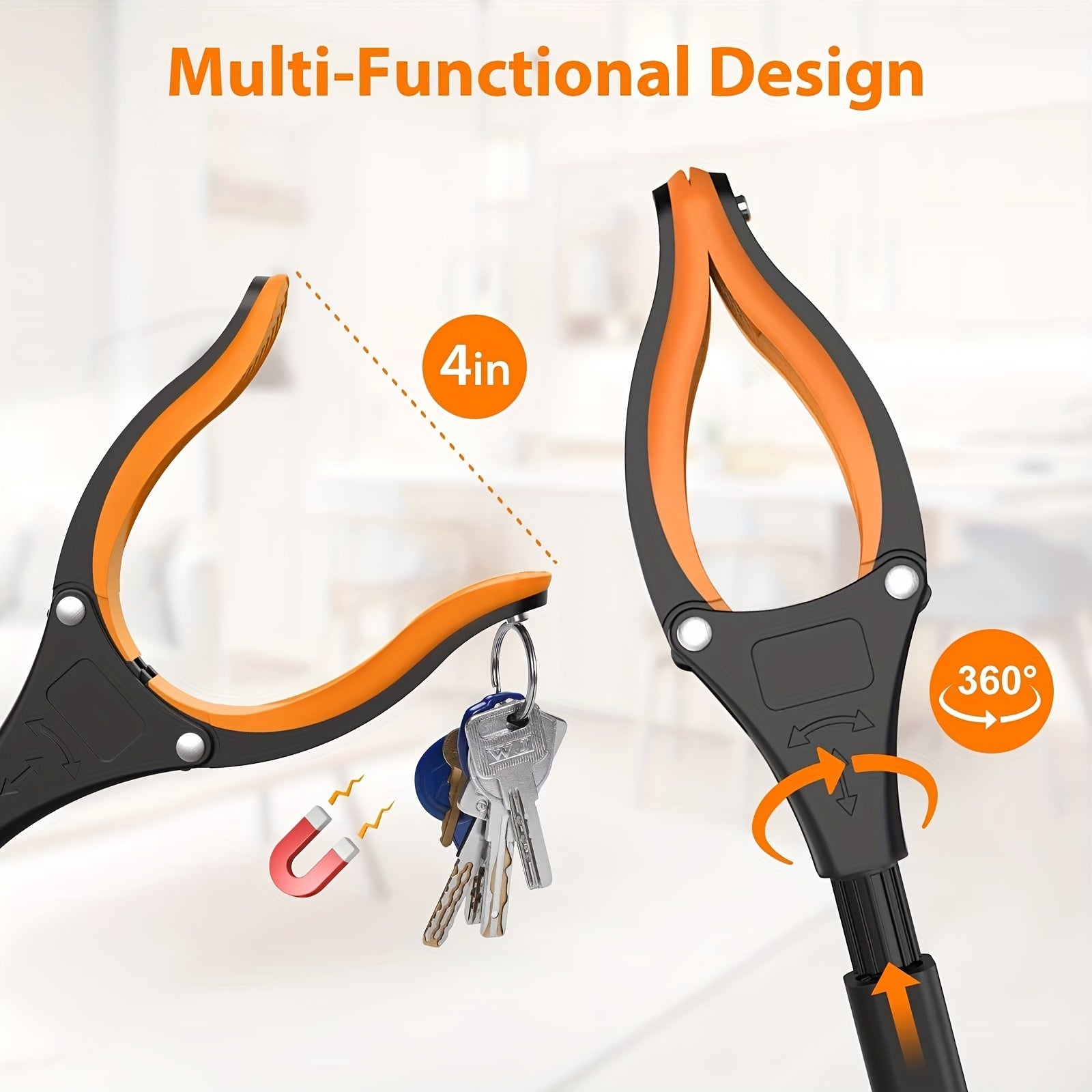 Comfortable Grabbing Tool with Rotation – Lightweight and Practical for Effortless Reach