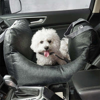 COMFYRIDE DOG SEAT – Legowisko samochodowe dla psa z pasem bezpieczeństwa i antypoślizgowym spodem