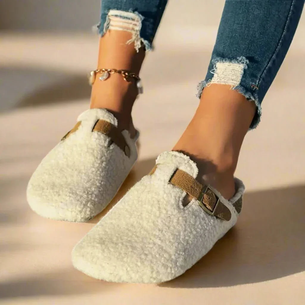 CONTRORTLUXE – Luxurious Sheepskin Wool Shoes for Ultimate Winter Comfort