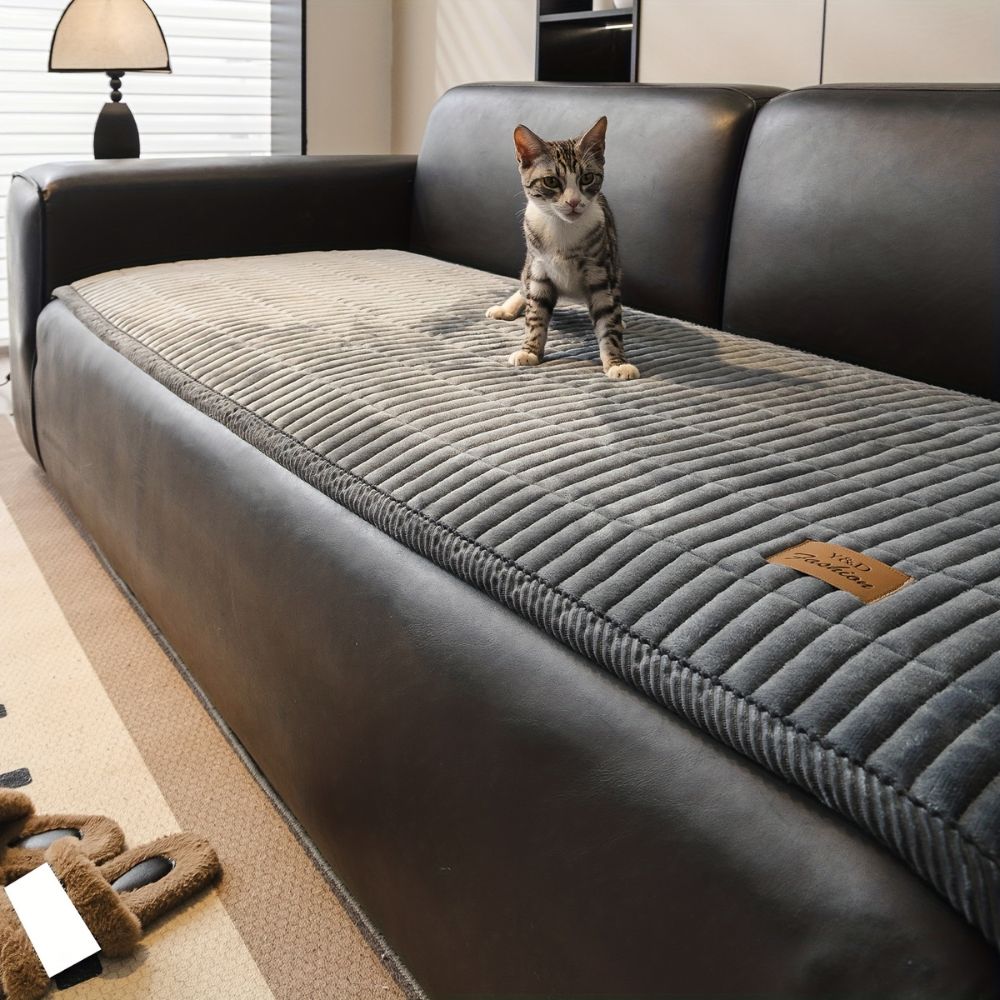 Cozy Quilted Couch Cover Protector