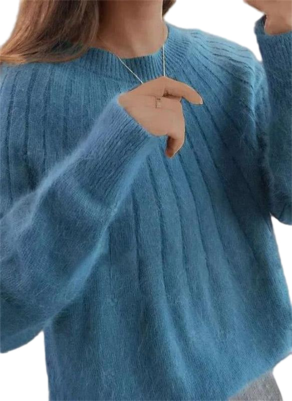 Damski kaszmirowy sweter dzianinowy