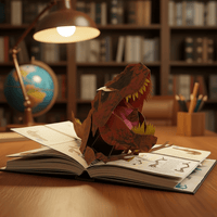 DINOCRAFT – trójwymiarowa książka o dinozaurach z precyzyjnymi naukowymi informacjami