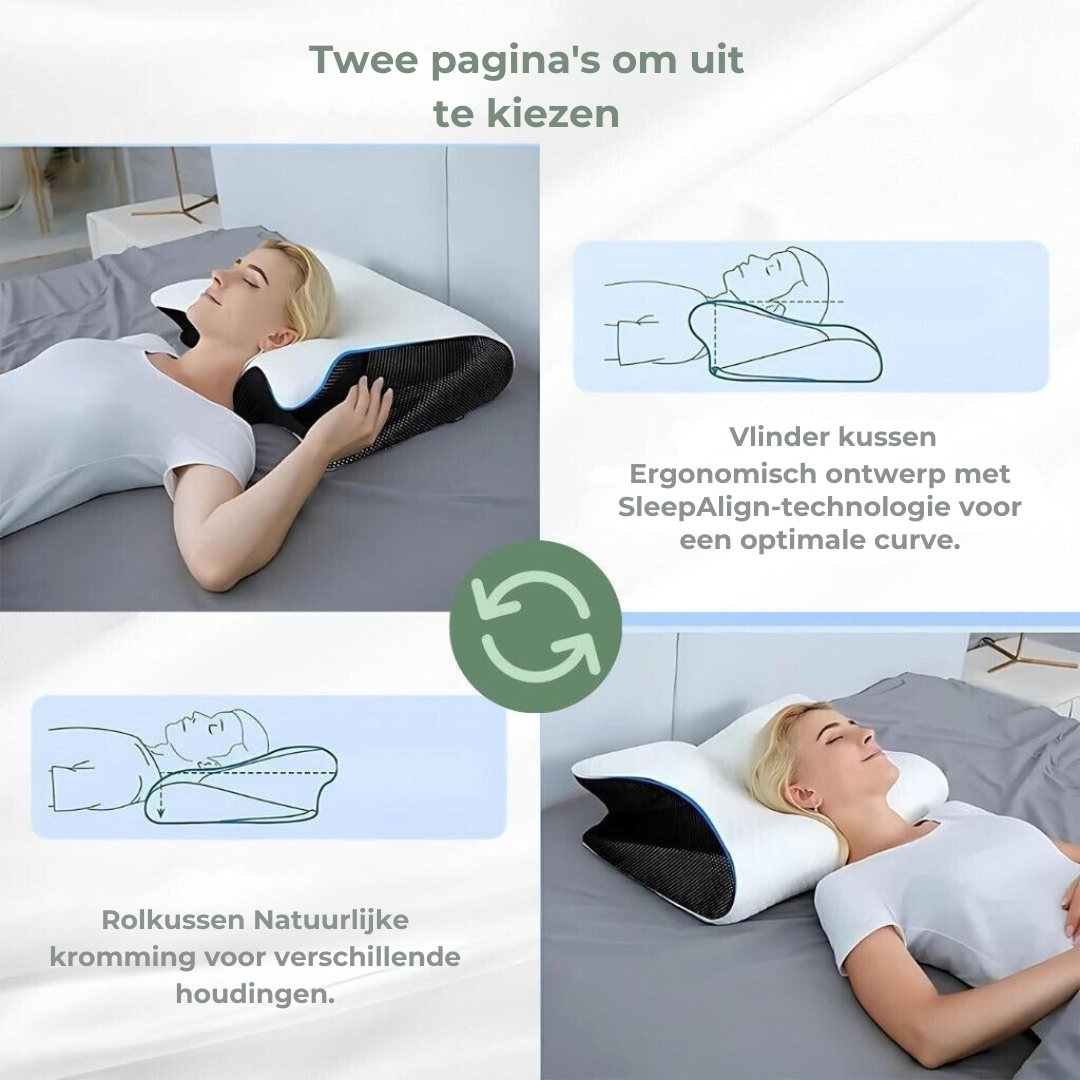 DreamAlign Orthopedic Pillow – Luxury Memory Foam Pillow for Neck Pain & All Sleeping Positions