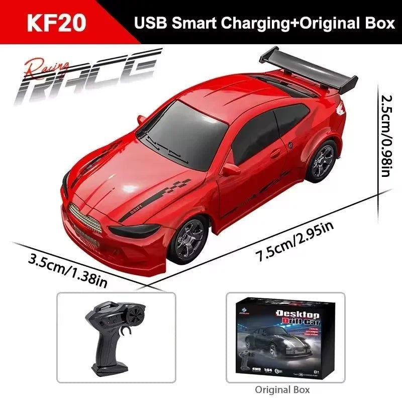 DRIFTLITE – Mini 4WD RC Car with Stable Control and Fast Acceleration